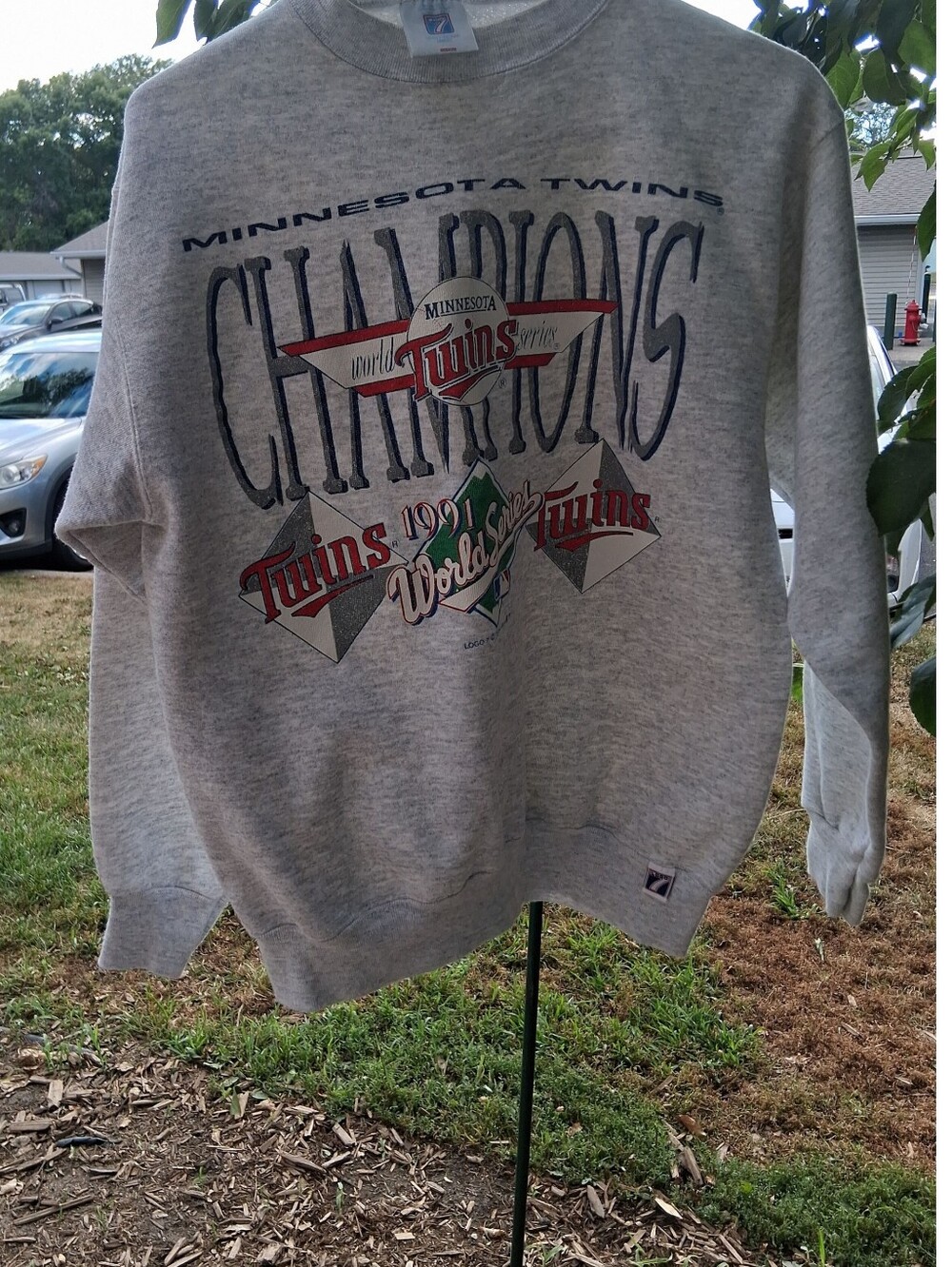 Gray Champions Crewneck Sweatshirt